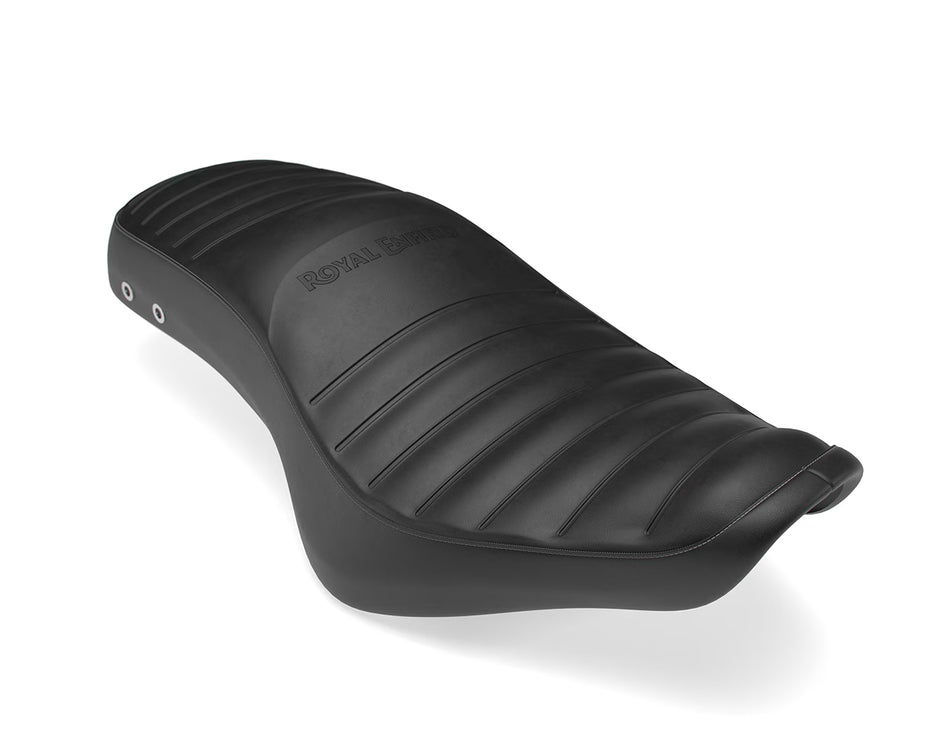 Black Low Ride Dual Seat For Royal Enfield New Bullet 350