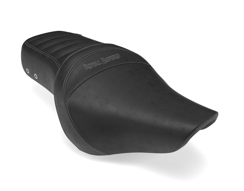 Black Touring Dual Seat For Royal Enfield New Bullet 350