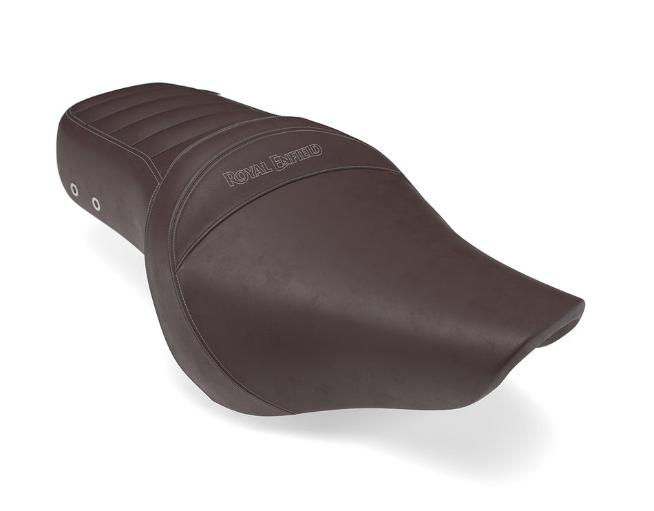 Brown Touring Dual Seat For Royal Enfield New Bullet 350