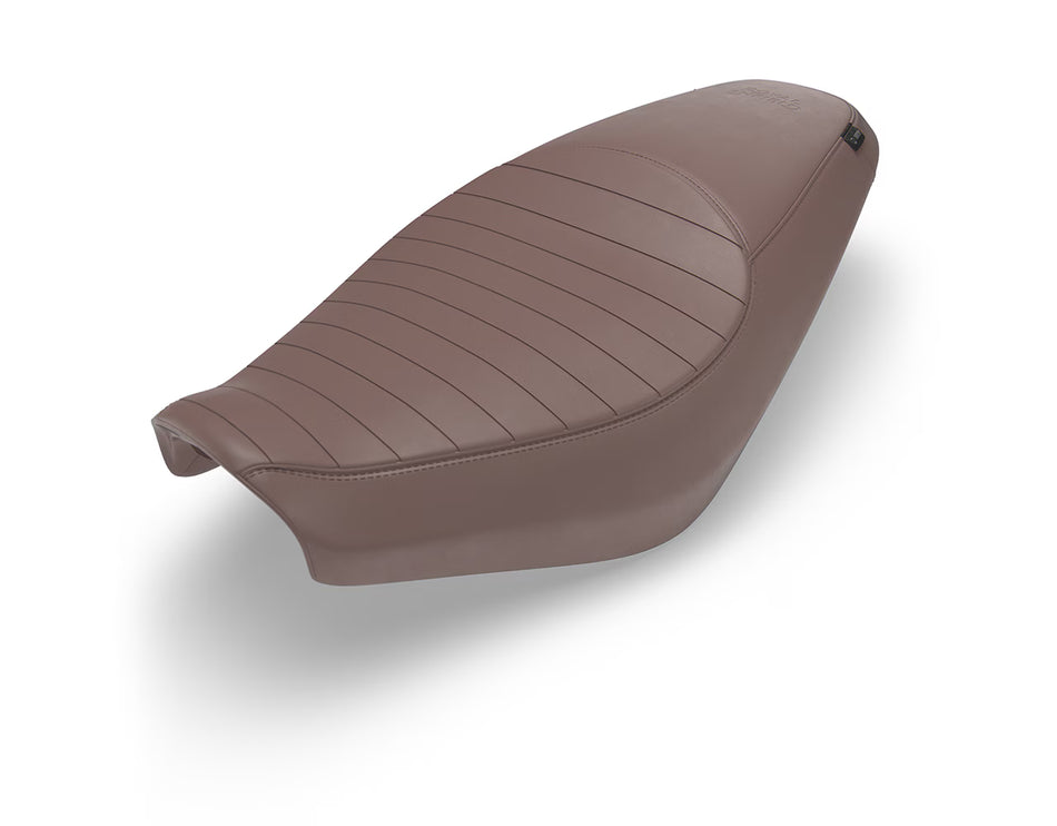 Brown Pleated Seat Covers For Royal Enfield Hunter 350