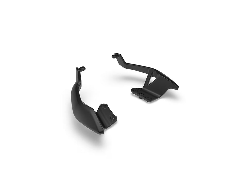 Black Passenger Backrest Mounts For Royal Enfield Hunter 350