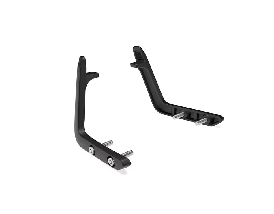 Black Passenger Backrest Mounts For Royal Enfield New Bullet 350