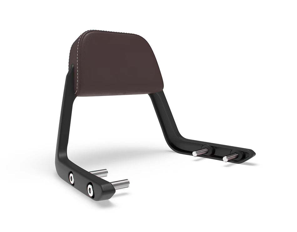 Brown Passenger Backrest Pad For Royal Enfield New Bullet 350