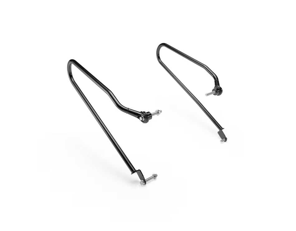 Black Soft Pannier Rails For Royal Enfield Hunter 350