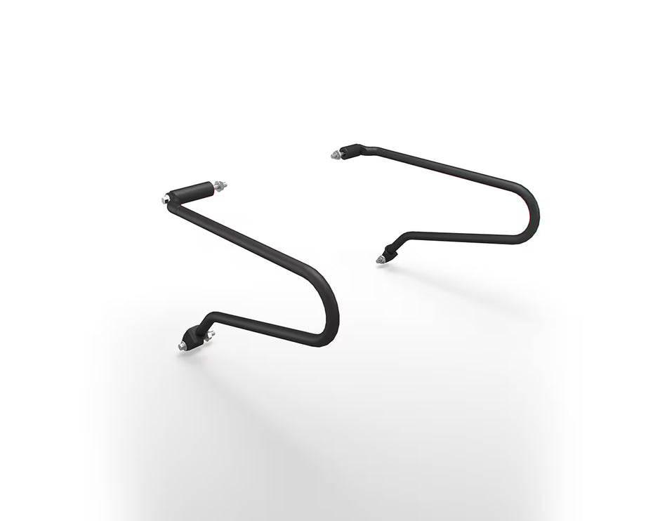 Black Soft Pannier Rails For Royal Enfield Classic 650