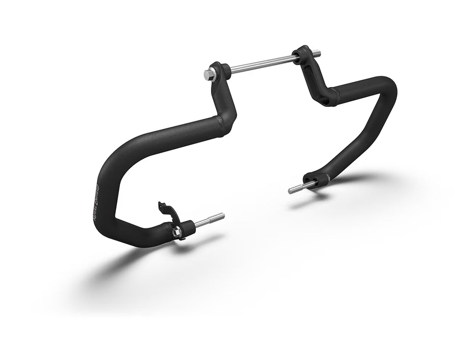 Black Compact Engine Guards For Royal Enfield Shotgun 650