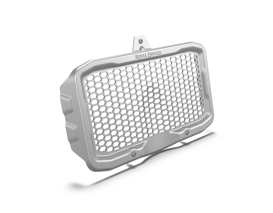 Silver Radiator Guard For Royal Enfield New Himalayan 450