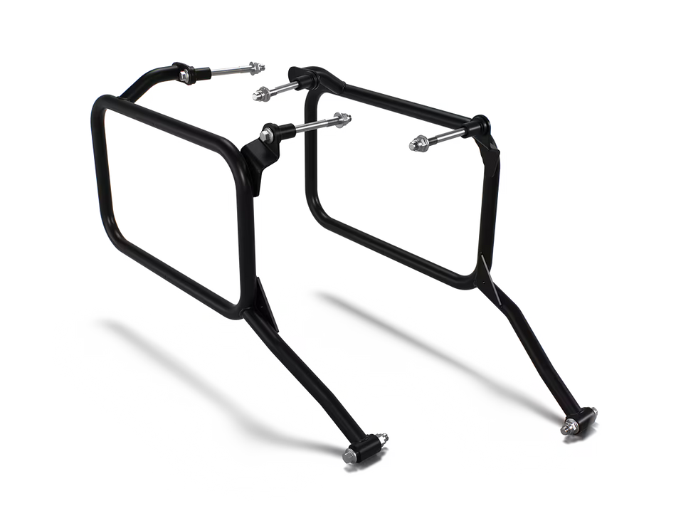 Black Adventure Pannier Rails For Royal Enfield Himalayan 450