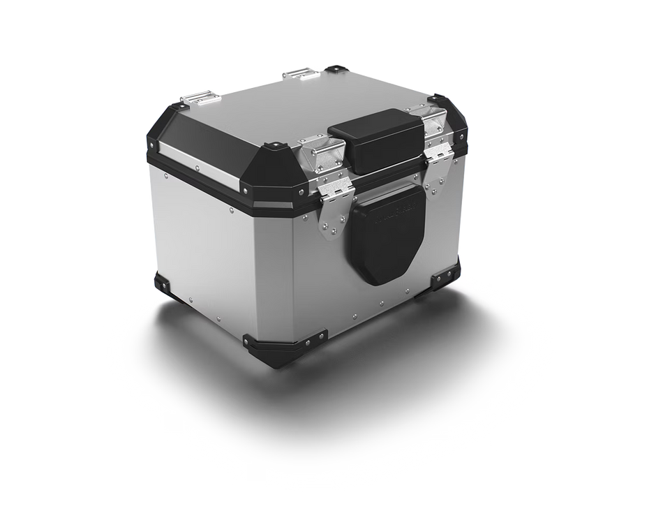 Silver Adventure Top Box For Royal Enfield Bear 650