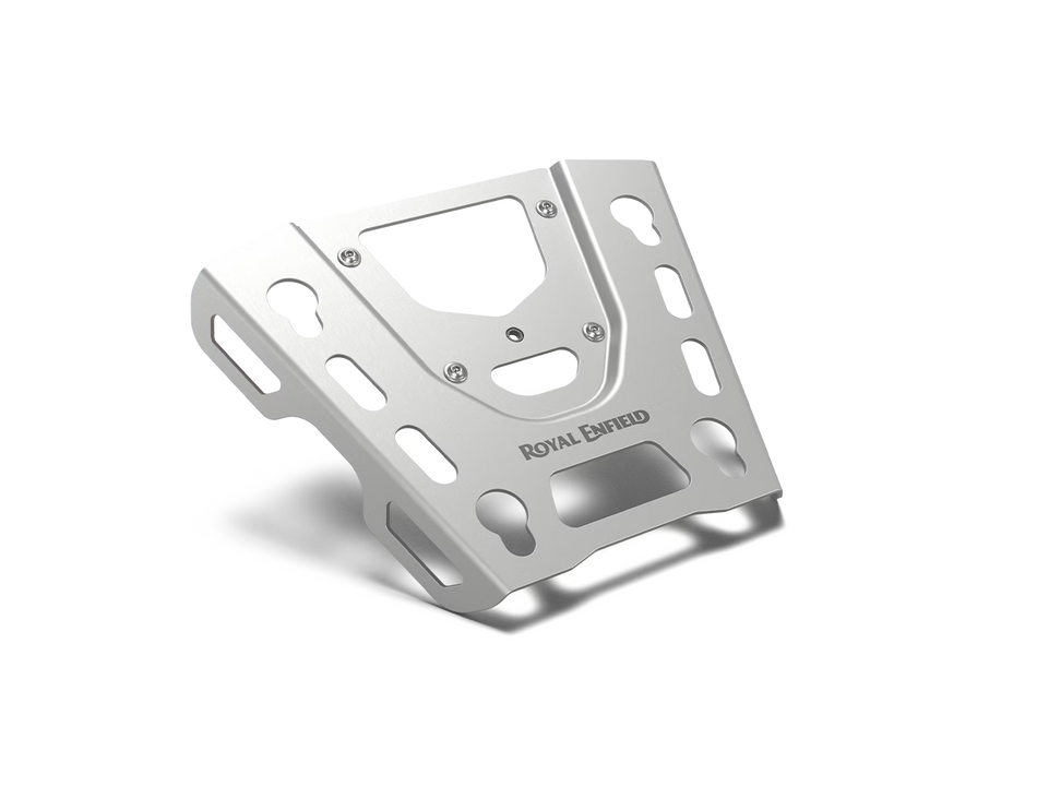 Silver Adventure Top Box Mount For Royal Enfield Scram 440