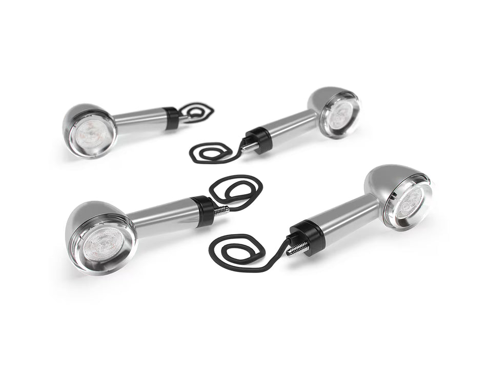 Silver LED Indicators For Royal Enfield Meteor 350