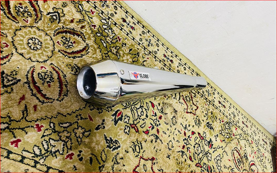 Globe Megaphone Xtreme Silencer For Classic Reborn 350 , Meteor 350 , New Standard 350