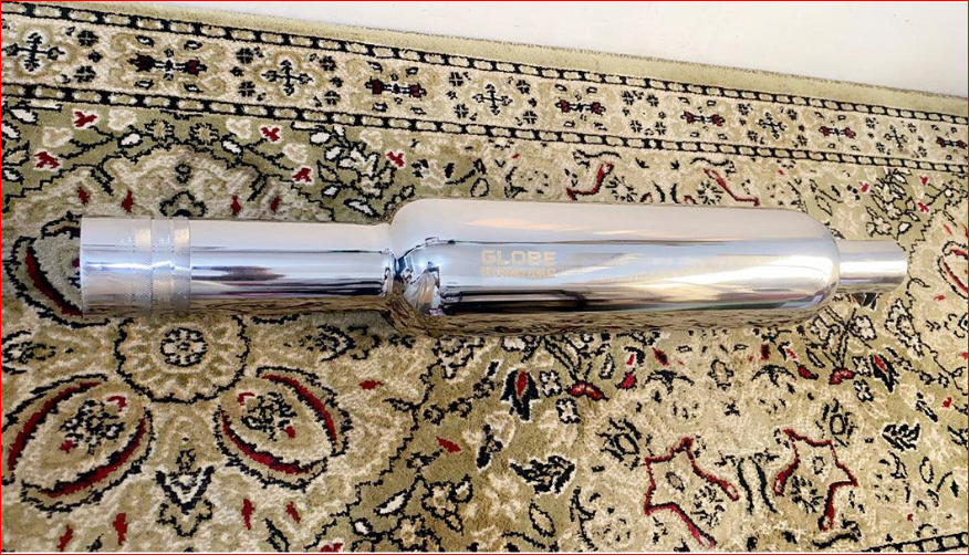 Mini Punjab Stainless Steel Silencer Polished For Classic Reborn , Meteor , Standard Reborn For R.E