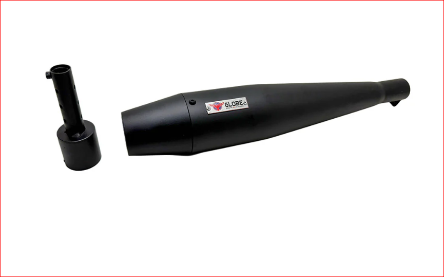 Flare Shot Black Exhaust With DB Killer For Classic 350 , Standard 350 , Electra 350