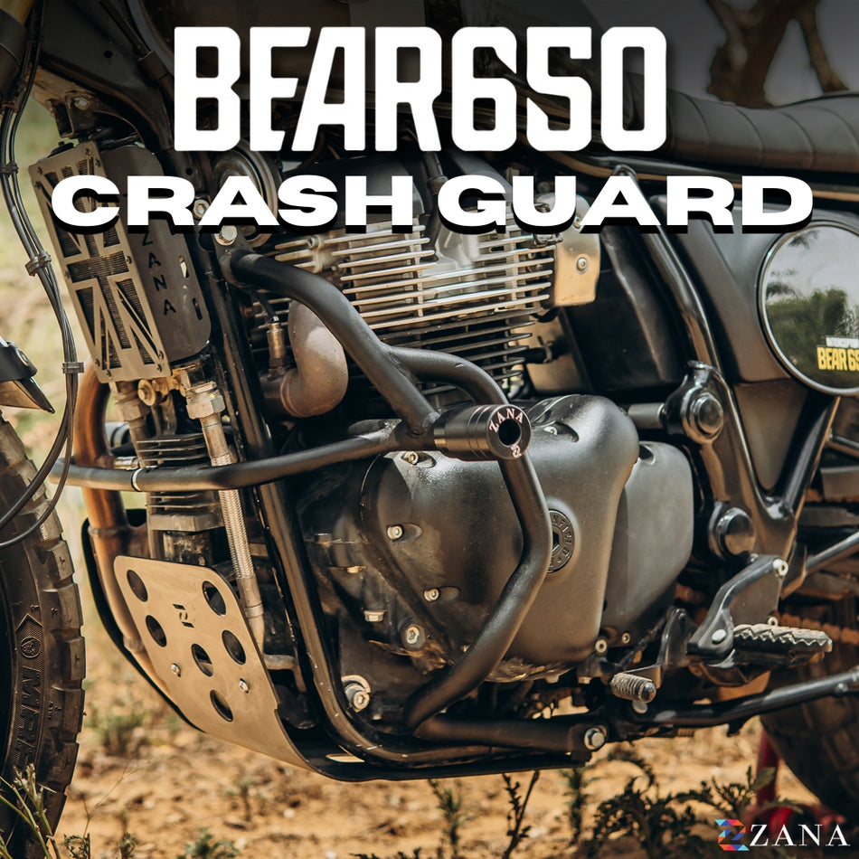 Zana-Crash Guard With Slider For Bear 650 ( V-2, Black)