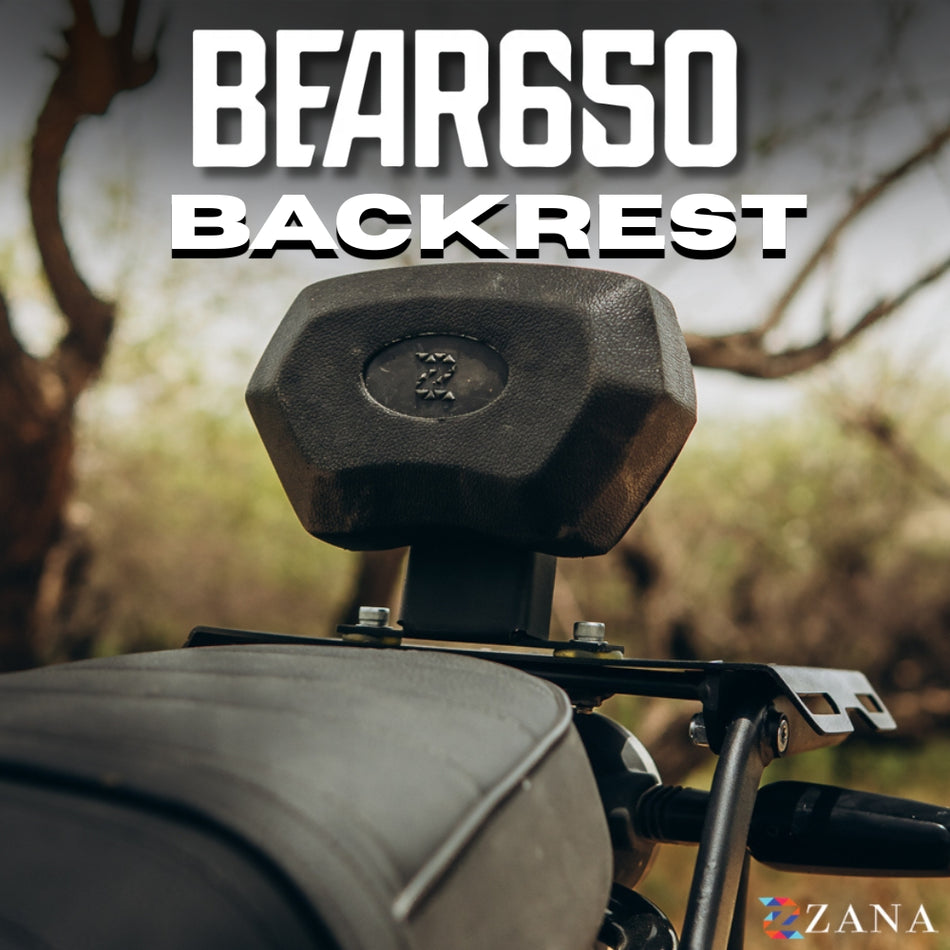 Zana- Pillion Backrest Hex Cushion For Bear 650