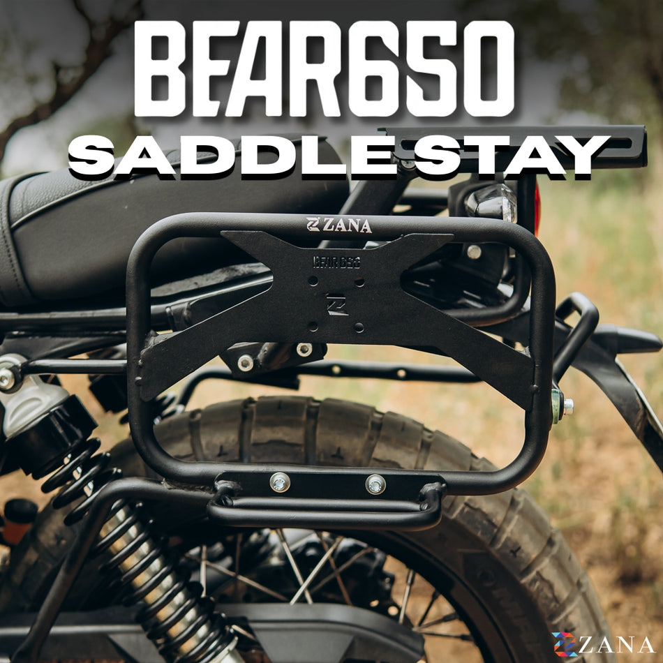 Zana- Roadster Saddle Stay for Bear 650 with Jerry Can Mount (Mild Steel)