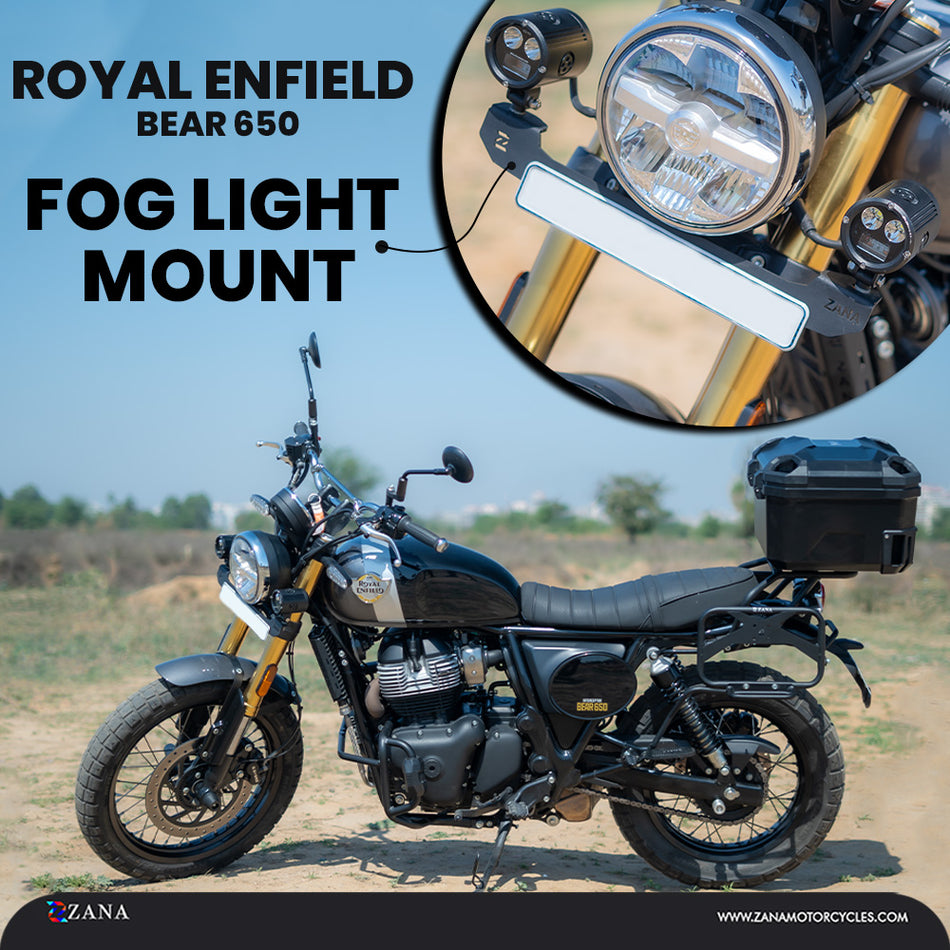 Zana- Fog Light Mount for Bear 650 (Mild Steel)