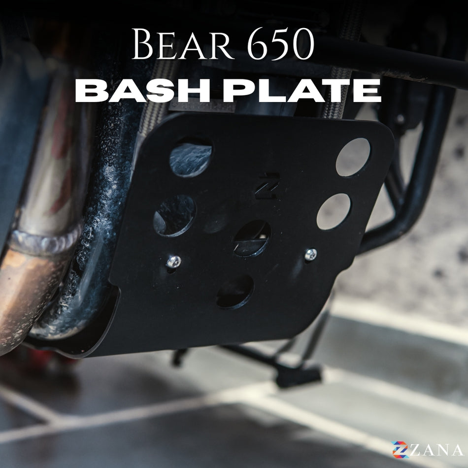 Zana- Bash Plate For RE Bear 650 (Aluminum, Black)