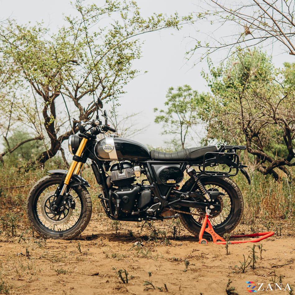Zana- Roadster Saddle Stay for Bear 650 with Jerry Can Mount (Mild Steel)