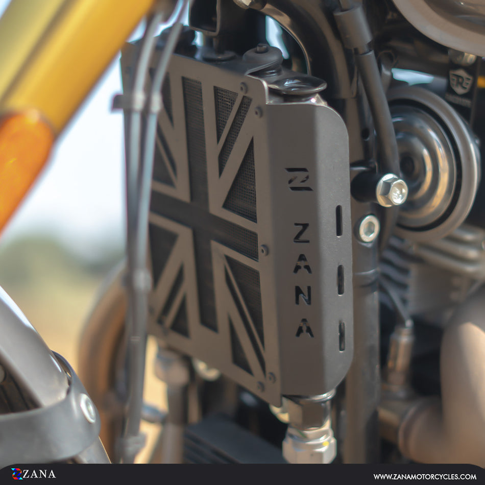 Zana- Radiator Guard for Bear 650 (Black - UK Flag)