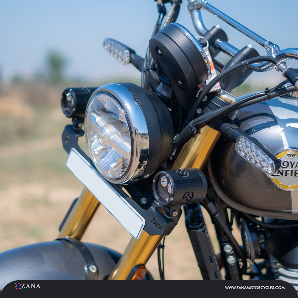 Zana- Fog Light Mount for Bear 650 (Mild Steel)