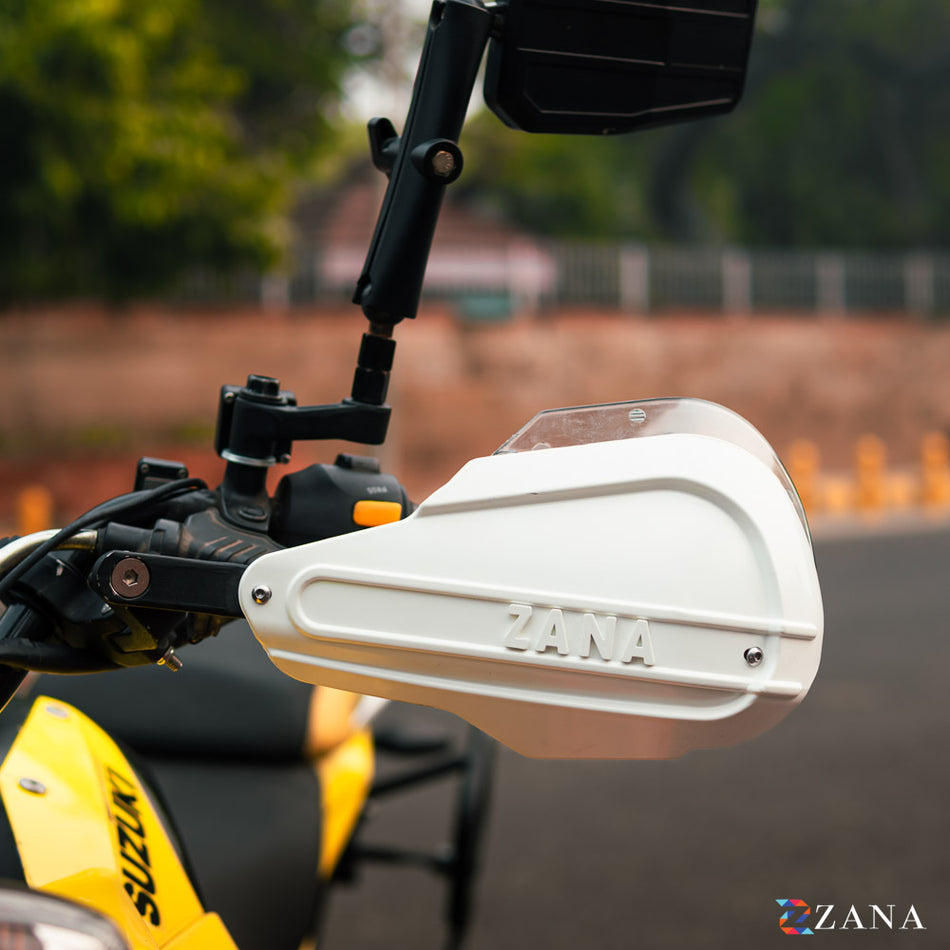 Zana- Hand Guard For Suzuki V Strom SX 250 (White)