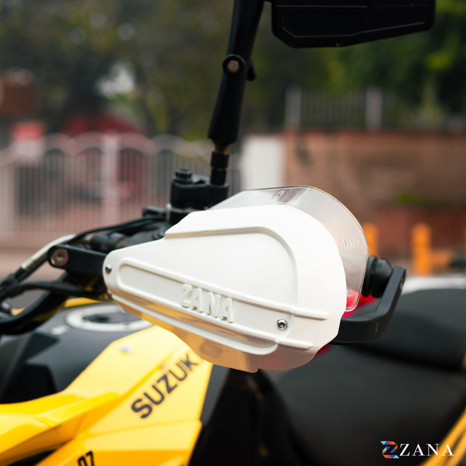 Zana- Hand Guard For Suzuki V Strom SX 250 (White)