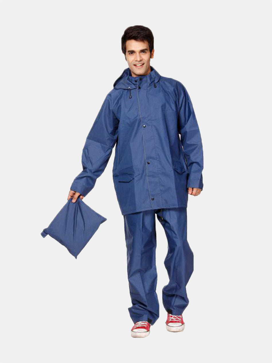 DUCKBACK PRESIDENT RAINCOAT-NAVY BLUE