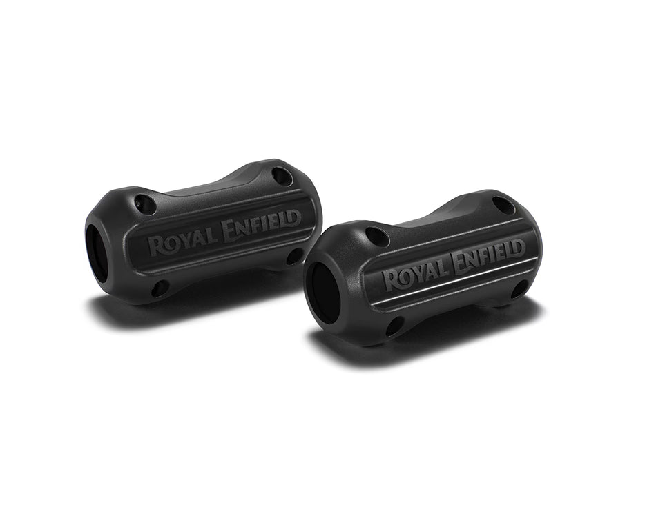 Black Engine Guard Sliders For Royal Enfield Scram 440