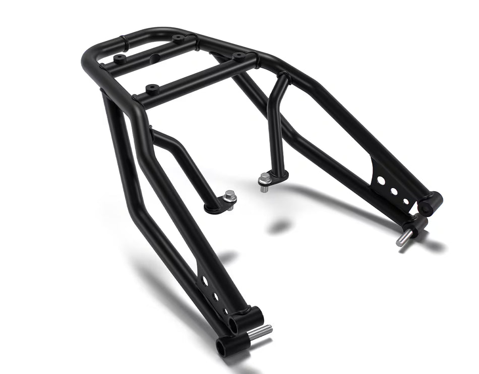Black Topbox Rear Rack For Royal Enfield Scram 440