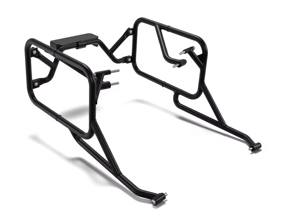 Black Adventure Pannier Rails For Royal Enfield Himalayan 440