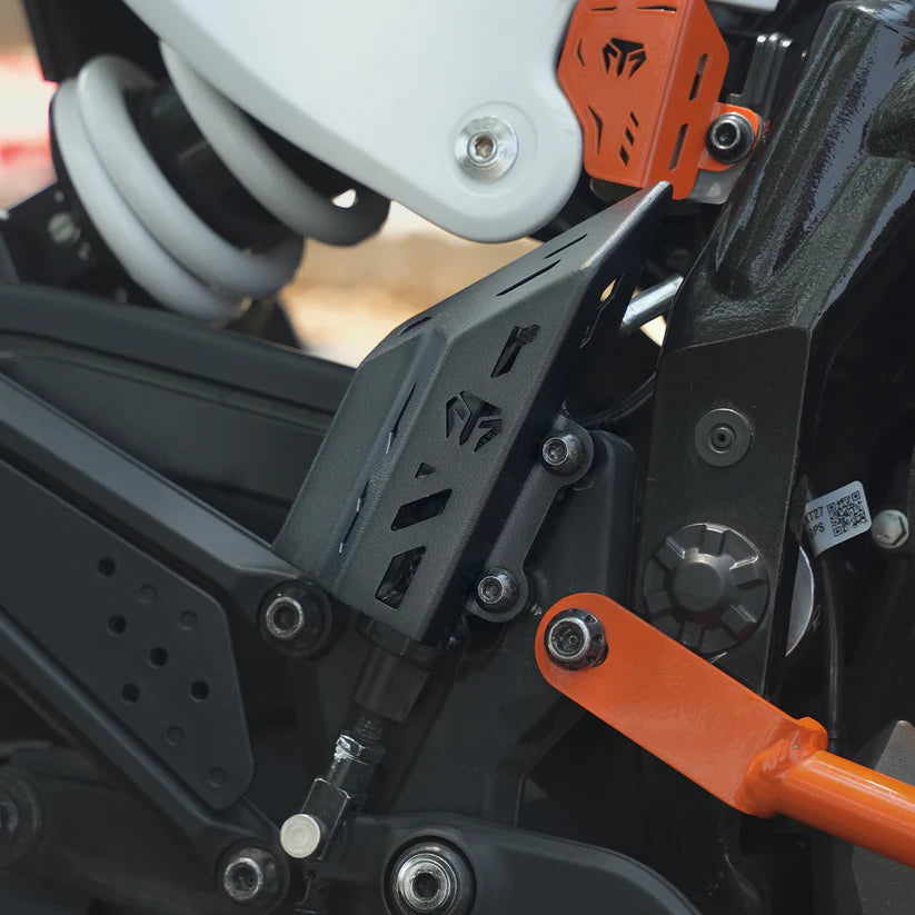 REAR MASTER CYLINDER GUARD BLACK (MS) FOR 2025 FOR KTM 390 Adventure/Adventure X
