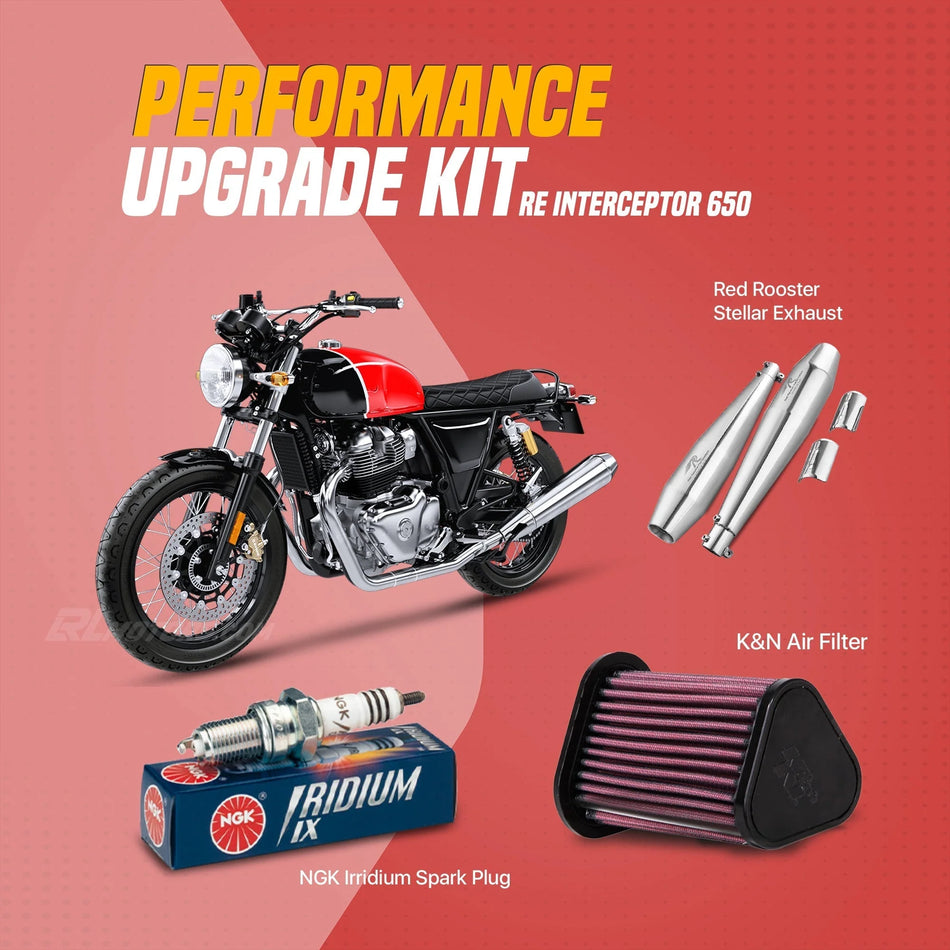 Royal Enfield Interceptor 650Continental GT 650 Red Rooster Performance pack (BS4 & BS6)