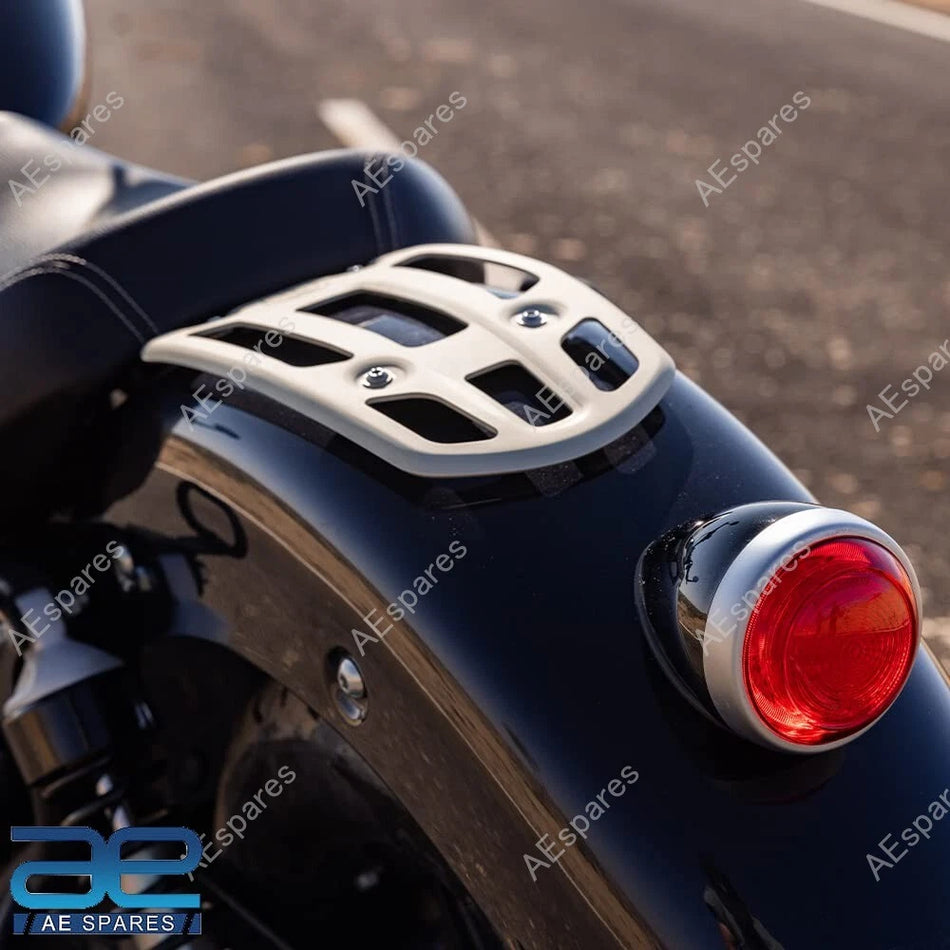 Silver Solo Finisher Foor Royal Enfield Super Meteor 650