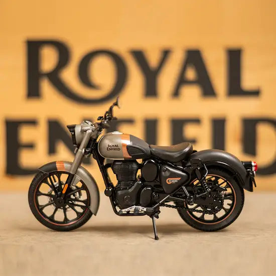 112 NEW CLASSIC 350 SCALE MODEL - GUN GREY – Moto Marvels