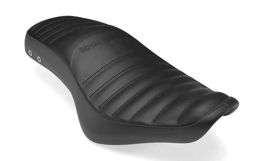 Black Low Ride Dual Seat For Royal Enfield New Bullet 350