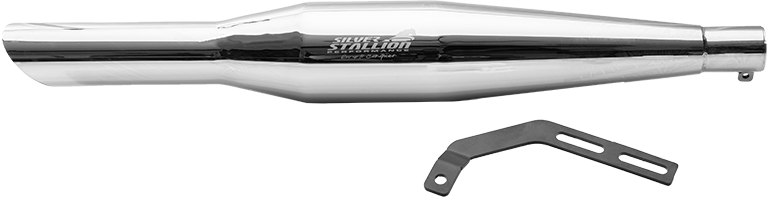 SILVER STALLION EXHAUST  STURDY PLUS SILVER  FOR CLASSIC & THUNDERBIRD