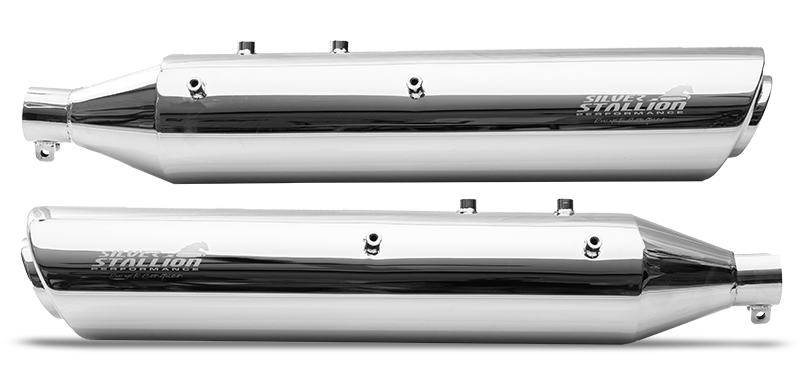 SILVER STALLION EXHAUST CRUISER SILVER FOR CLASSIC 650