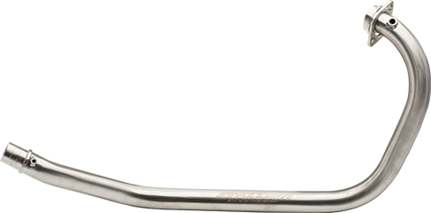 SILVER STALLION BEND PIPES FOR  BLAZE SILVER FOR TRIUMPH