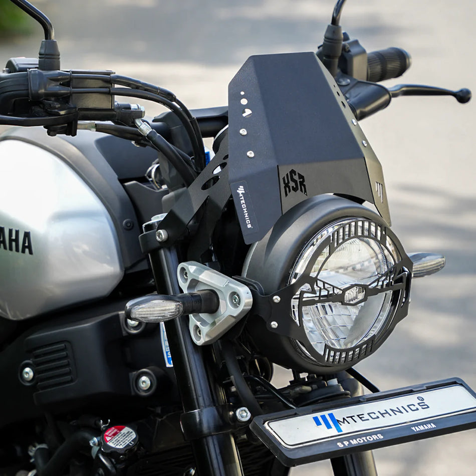 METAL VISOR BLACK FOR YAMAHA XSR 155