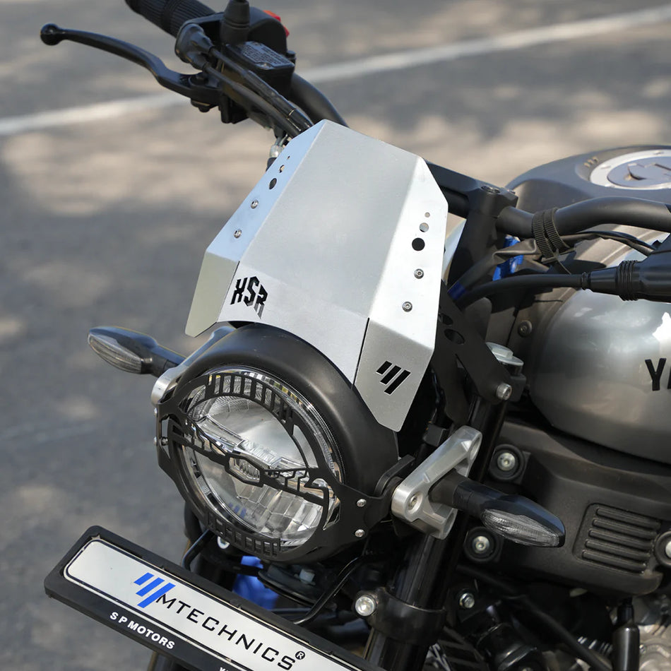 METAL VISOR SILVER For YAMAHA XSR 155